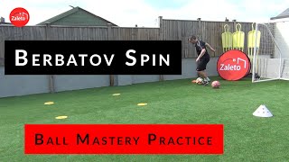 Berbatov Spin ⚽️ BALL MASTERY PRACTICE IDEA