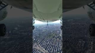 Beautiful Landing Emirates Boeing 777-300ERLanding at Schiphol- Amsterdam