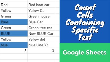 Google Sheets - Count Cells Containing Specific Text | AS Tech Wave |