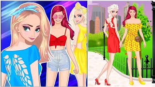 lovely sisters dressup game|Elsa anna sisters and barbie makeup @FavoriteGames-rn5zm screenshot 1