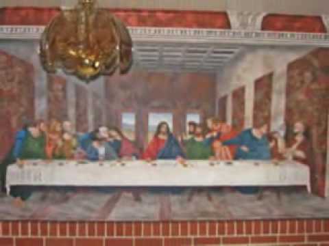 Painting A Mural Of Da Vinci's The Last Supper