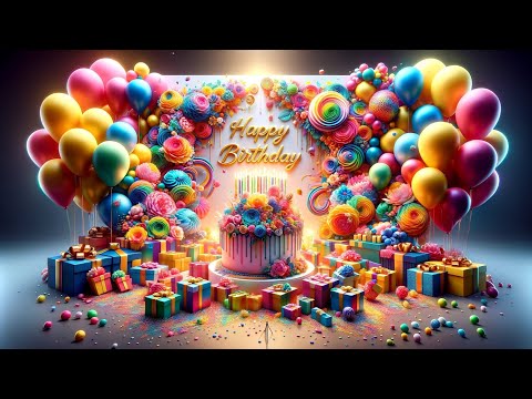 BEST HAPPY BIRTHDAY SONG 2024 4K 🎂🎈🎉🥳 Happy Birthday Song For Special Day 🧸#birthdaycountdown