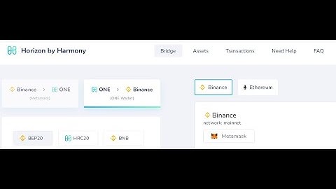 How to Bridge BUSD from Harmony Chain to BSC