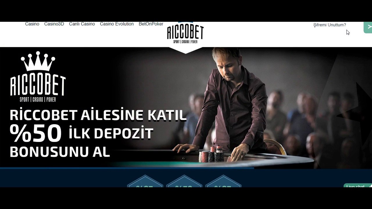 riccobet Canlı Casıno Oyunları