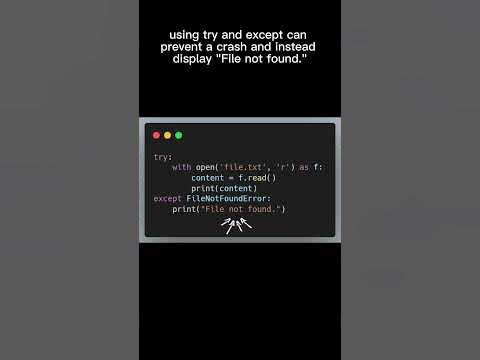 Python try except finally - YouTube