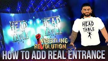 How to add real entrance in Wr3d : Wrestling Revolution 3d