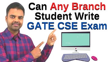 Can Mechanical, Electrical, Civil Any Branch Student Write GATE CSE Exam in Hindi