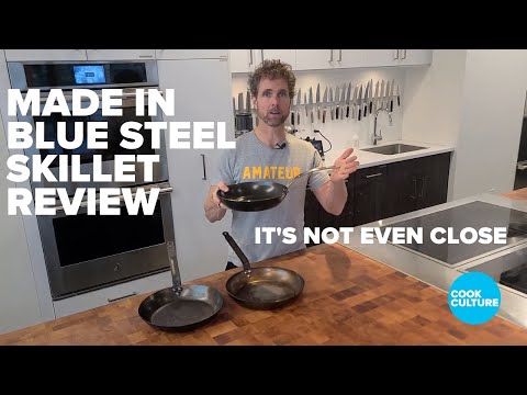 Blue Carbon Steel Skillet