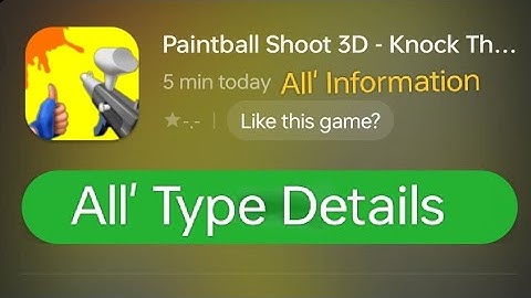 Paintball Shoot 3D All