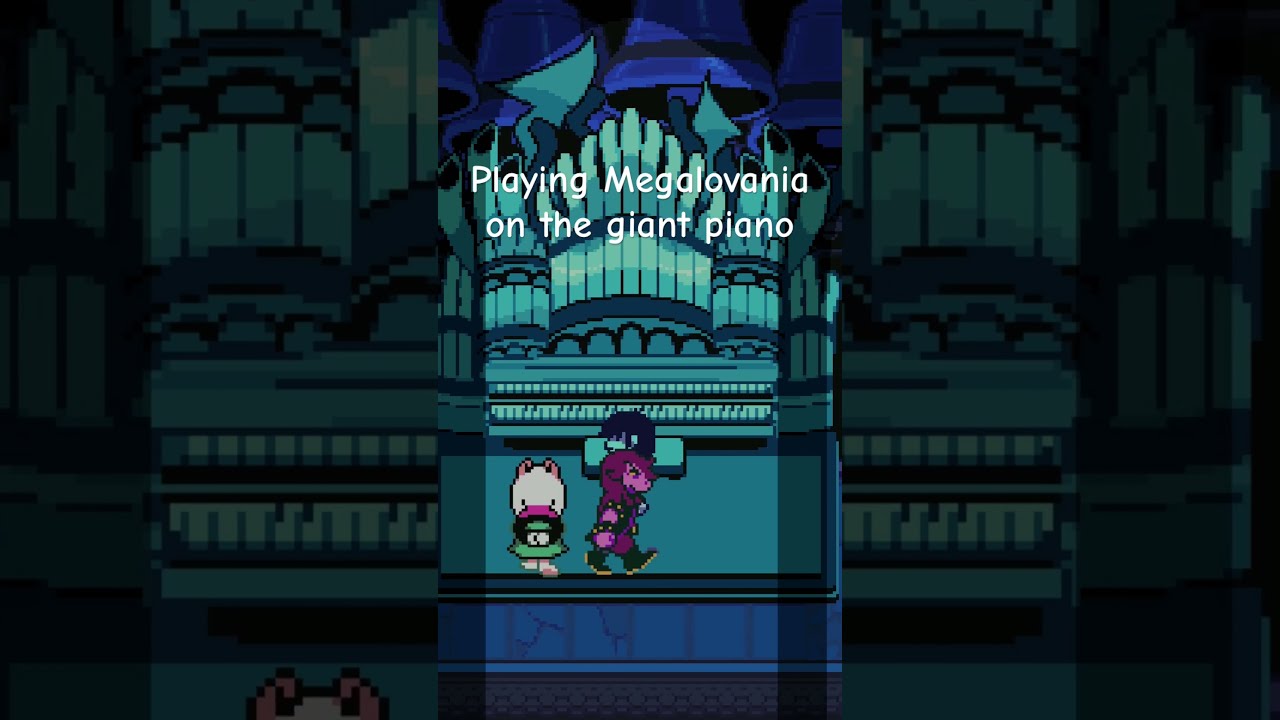 What If You Play Megalovania On The Giant Piano Deltarune Detarunespoilers Undertale