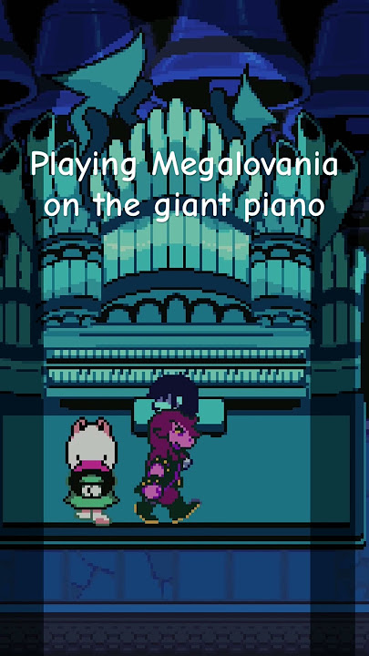 What if you play Megalovania on the giant piano? #Deltarune #detarunespoilers #undertale