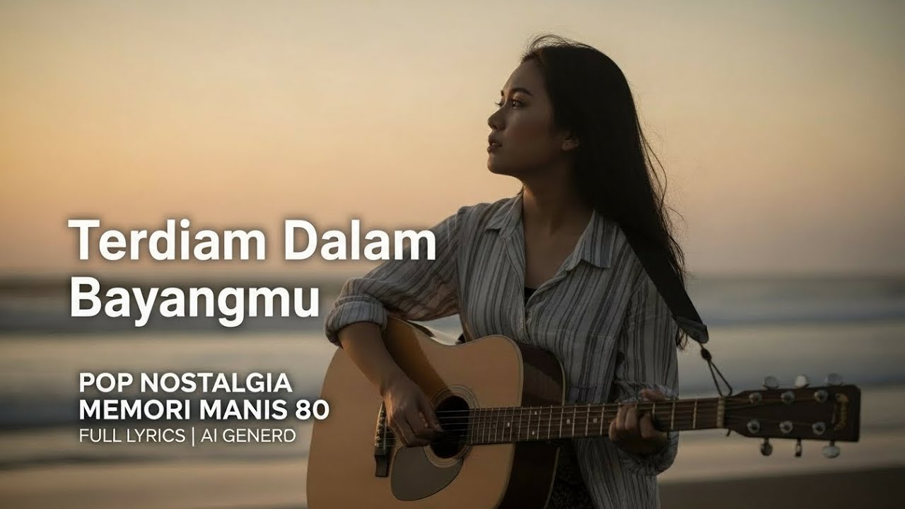 "Terdiam Dalam Bayangmu Full Teks | POP Nostalgia Memori Manis 80 (AI generated)"