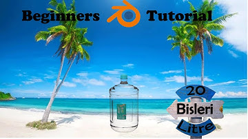 How To Make  A Photorealistic Bisleri  Bottle 20 li. In Blender