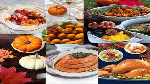 AI GENERATED VIDEO: THANKSGIVING LOOP VIDEO #02 (STABLE DIFFUSION)