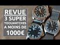 Top rapport qualit prix  moins de 1000  sinn 556 serica 4512 et hamilton khaki pilot pioneer