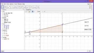 Constructing a Slope Triangle