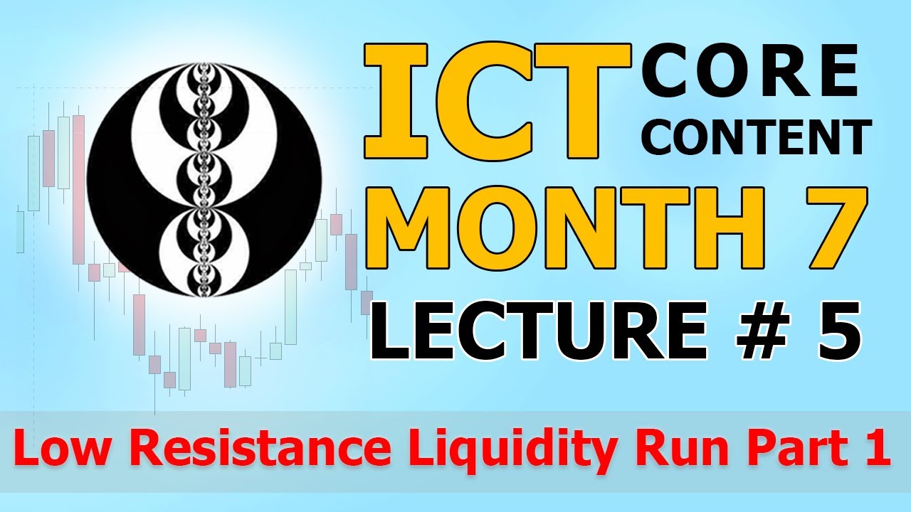 ICT Core Content Month 7 Lecture 5 | Low Resistance Liquidity Runs in Consolidation
