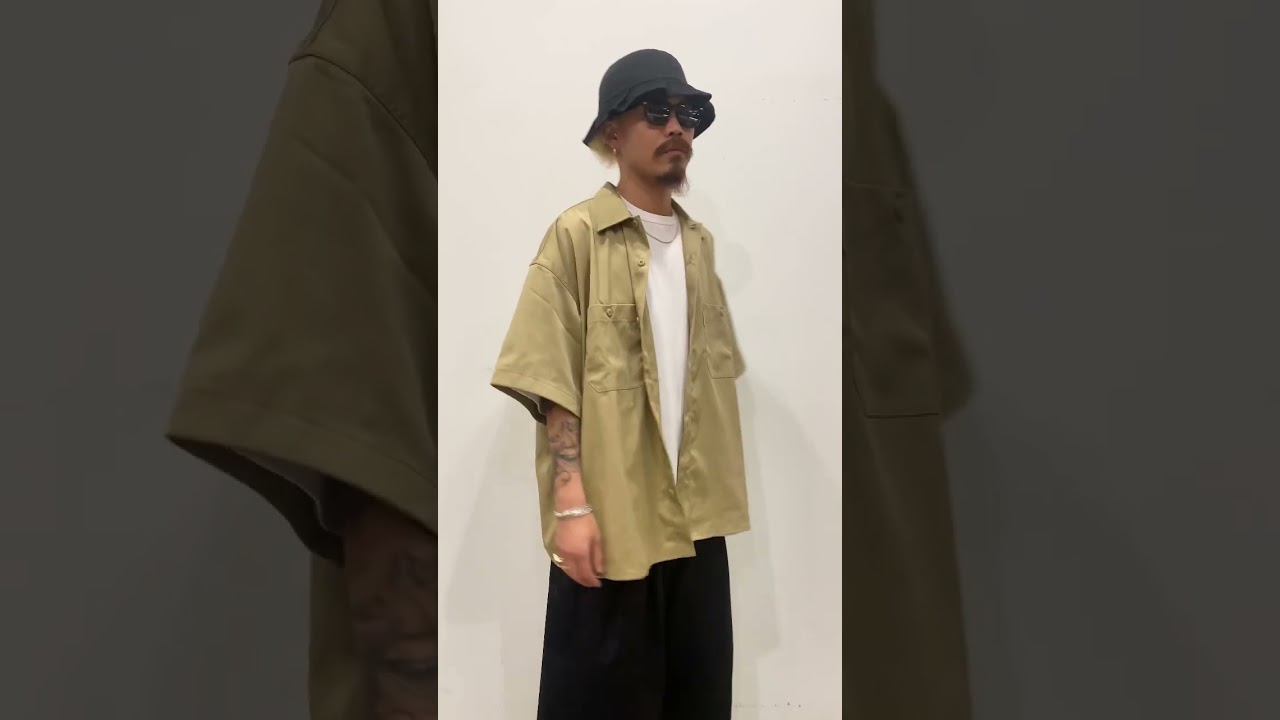 2024.8.9】COOTIE PRODUCTIONS / Nylon Chino Cloth S/S Work Shirt