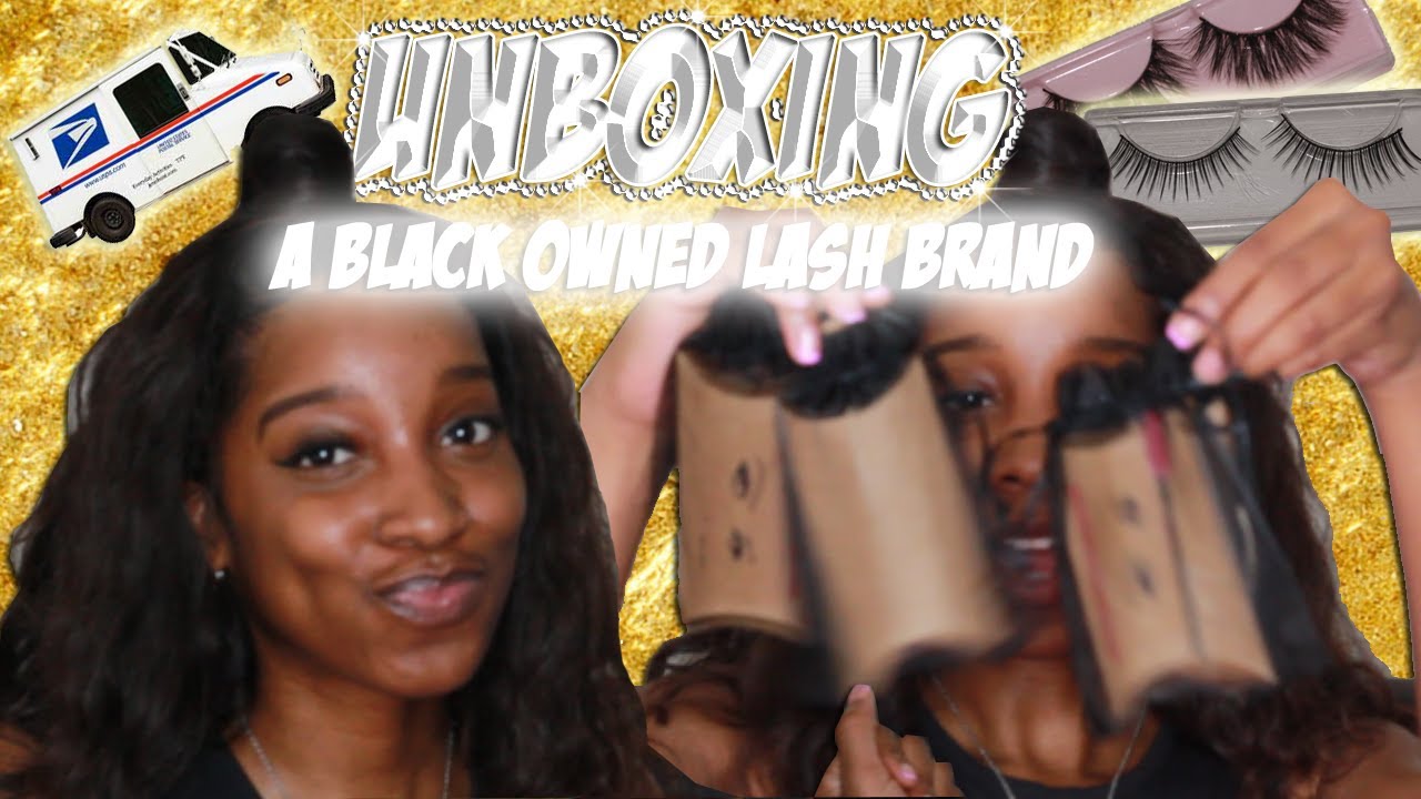 Unboxing a BLACK OWNED lash brand + bloopers & outtakes YouTube