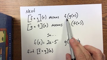 Honors Lesson 7.1 operations on functions
