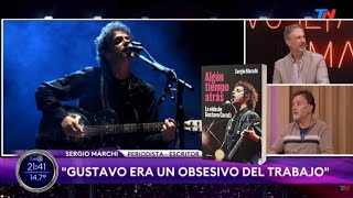 Nuevo libro biográfico de Gustavo Cerati sale el 01.05.2023 - Nota a Sergio Marchi (autor) en TN