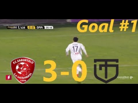 Saburtalo vs Torpedo 3-0 Goal #1 Giorgi Diasamidze (Erovnuli Liga Round 4) 15/03/2019