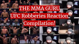 THE MMA GURU UFC Robberies Reaction Compilation!