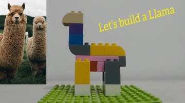 How to build Llama from building blocks.(LEGO, duplo, LEPIN, DIY, large blocks)