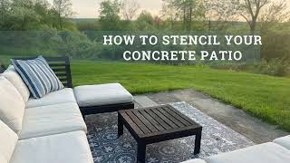 Revamp Your Outdoor Space: How To Stencil A Concrete Patio