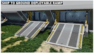 Space Engineers Ship To Ground Deployable Ramp