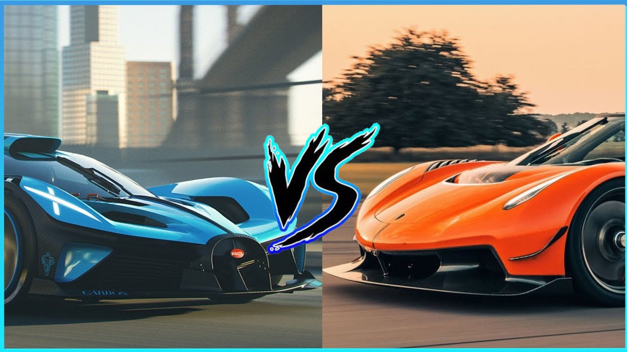 Bugatti Bolide VS koenigsegg jesko full walkthrough