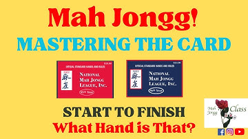 Mah Jongg MASTERING the Card Hands Step4 What Hand Is That change hands ilovemahj #mahjong #mahjongg