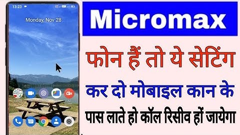 micromax Easy answer setting on।micromax phone me ye setting on kar do call apne aap receive Hoga