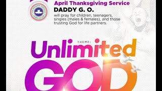 PASTOR E.A ADEBOYE | RCCG APRIL 2025 THANKSGIVING SERVICE