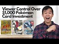 $1,000 Community Pokemon Card Investment Portfolio | Rags to Riches Pokemon Card Investing #1