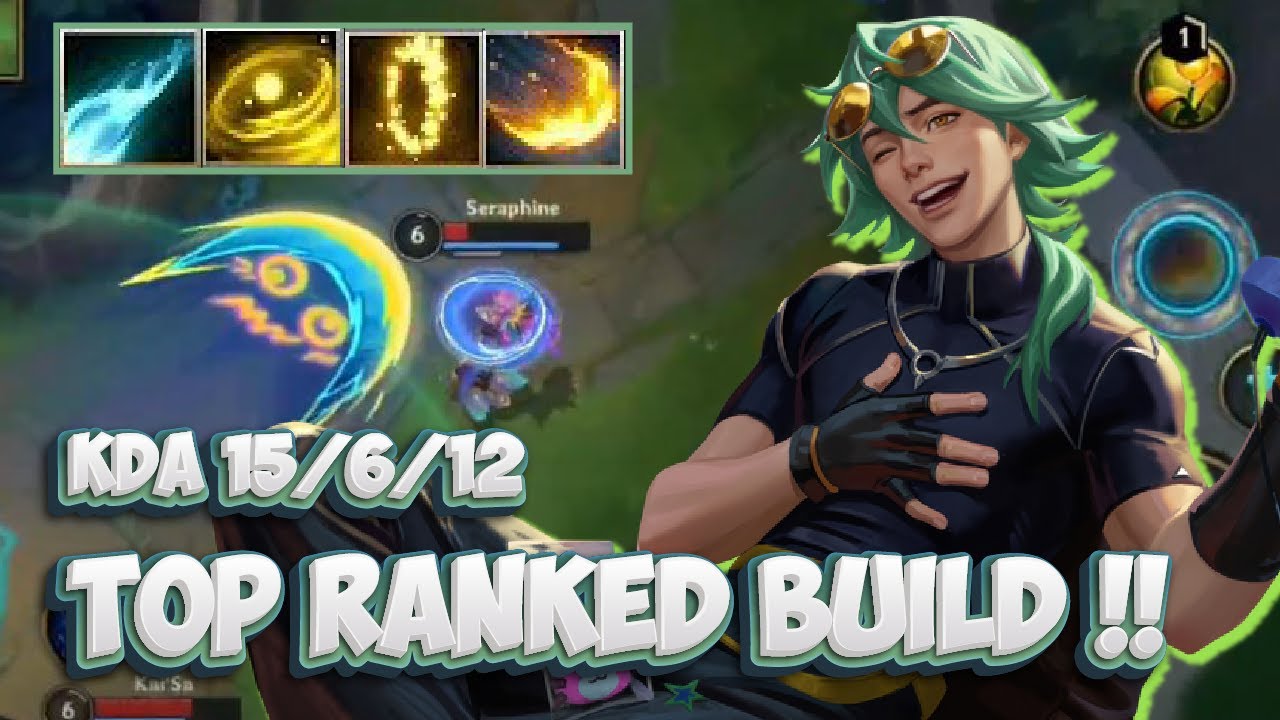 Ezreal Wild Rift Build 15 KILL !! HEARTSTEEL EZREAL USING TOP RANKED BUILD !! GAMEPLAY / WILD ...