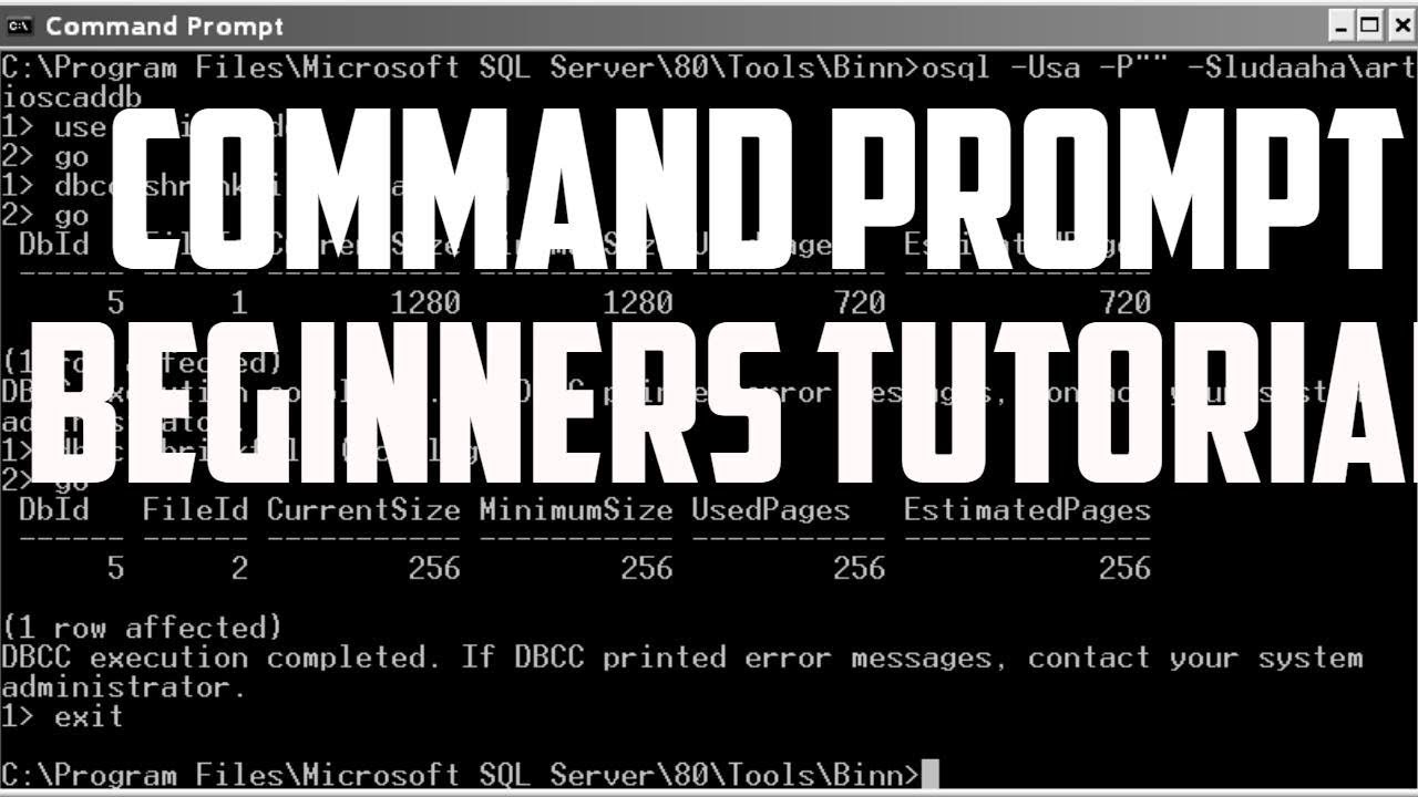 Command Prompt tutorial for beginners Part 1 | Atomic Gaming - YouTube