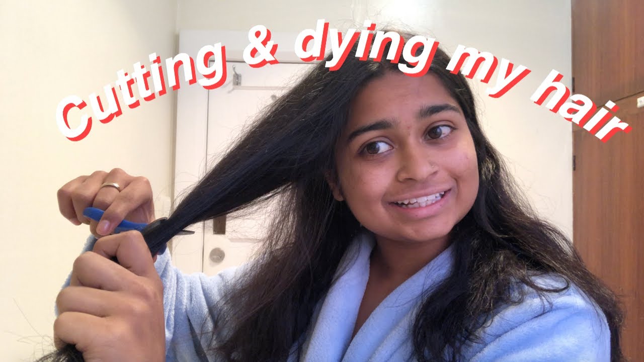 Cutting And Dying My Hair For The First Time Fail Lol Youtube