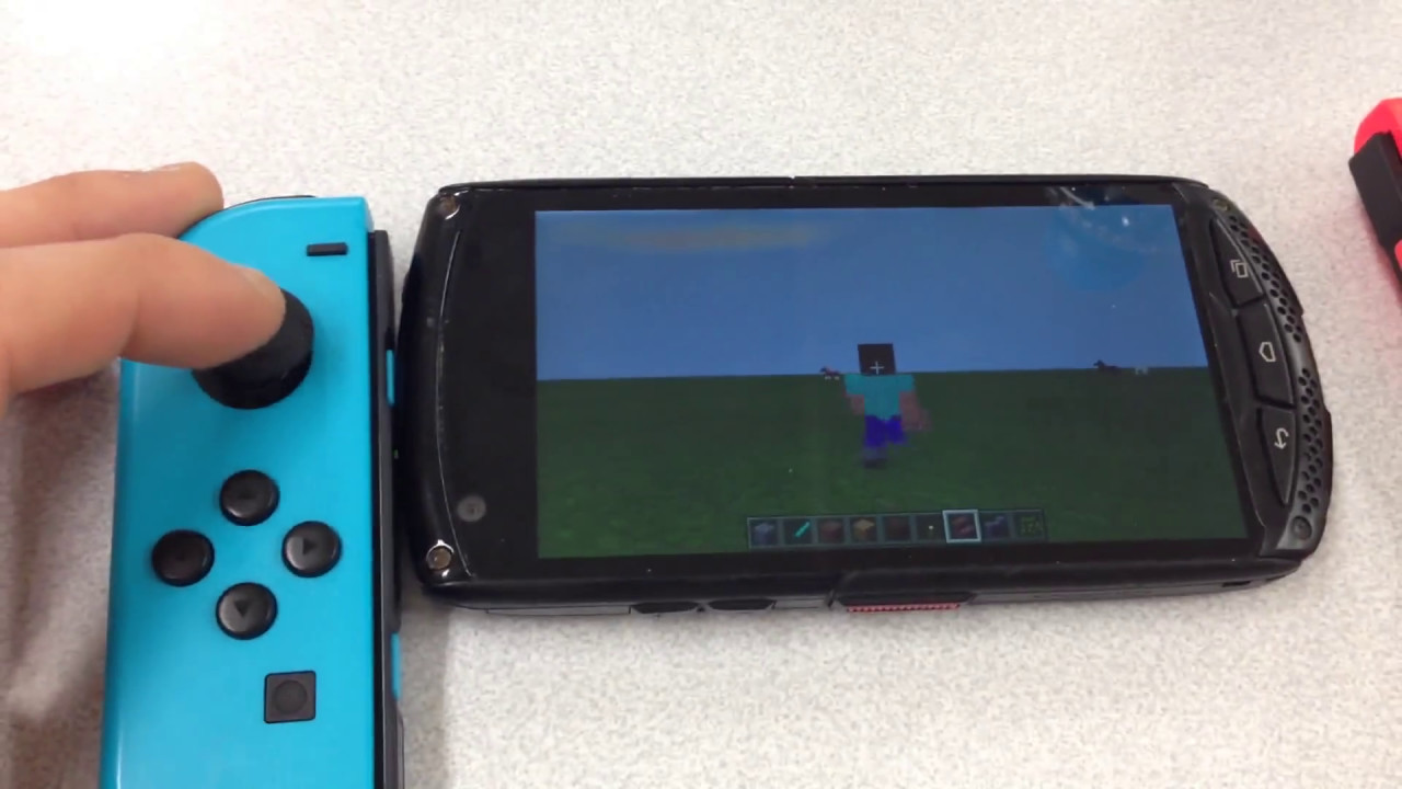 Switch Joy Conでminecraftpeは少し操作できます Youtube