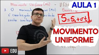 MOVIMENTO UNIFORME - FÍSICA BÁSICA (FÍSICA do ZERO) - Teoria e Exercícios - AULA 01