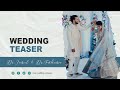 Wedding teaser i drjimildrfathima i stories from imax