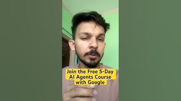 Join the 5-Day AI Agents Intensive Course with Google #google #shorts