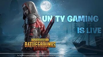 PUBG MOBILE FREE CUSTOM LIVE WITH UNITY GMING Day 27