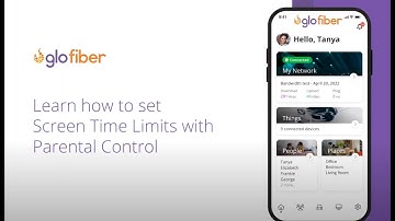 Glo Fiber - CommandIQ: Learn how to set Screen Time Limits with Parental Control