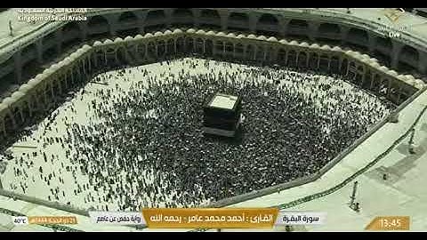 الشيخ أحمد محمد عامر  ما تيسر من سورة  البقرة الجزء الثانى  الى نهاية السورة