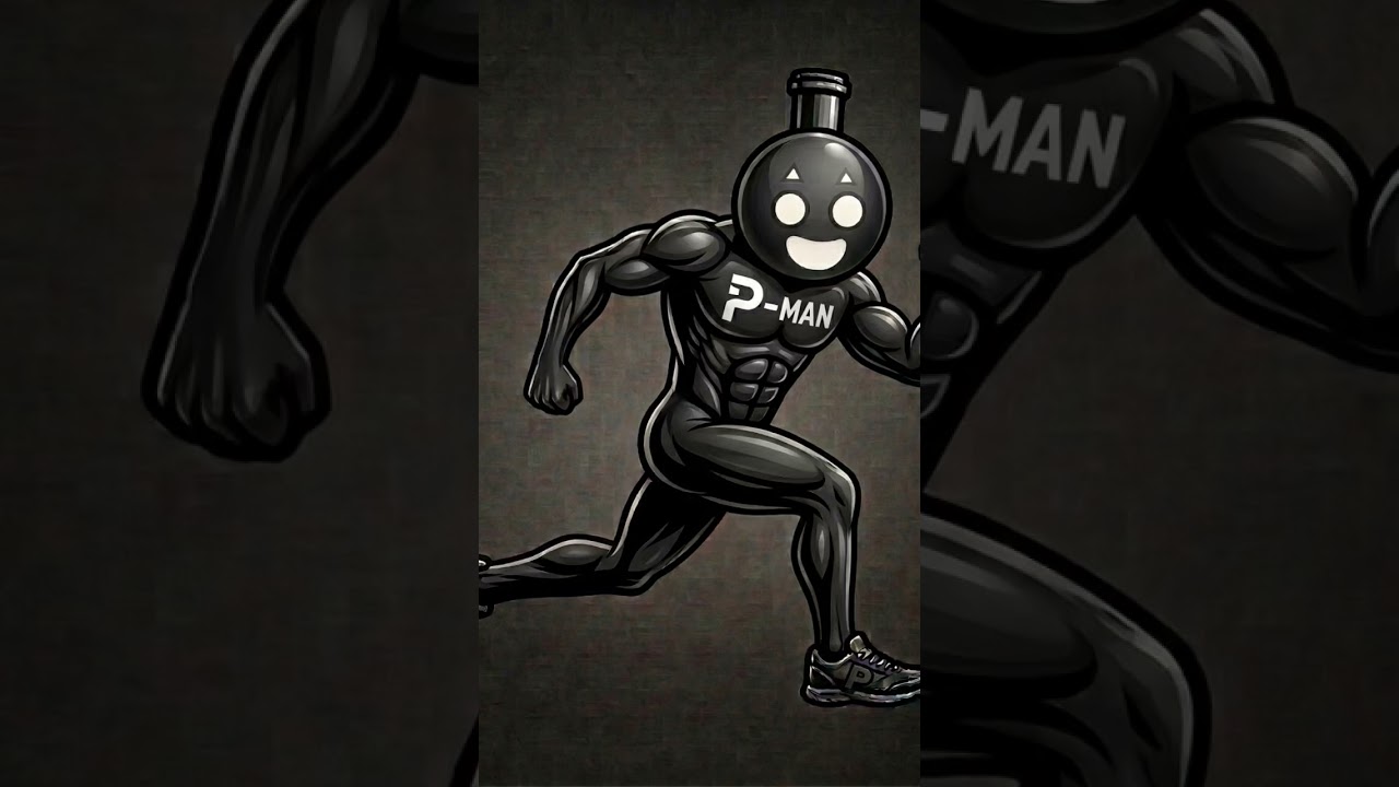 『プラレールマン』プラレールマンのキャラクターロゴ作ってみました。#shorts