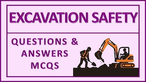 Excavation Safety Questions & Answers || MCQS || BEINGHSE ||