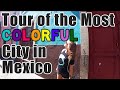 The Colorful homes of GUANAJUATO, MEXICO!