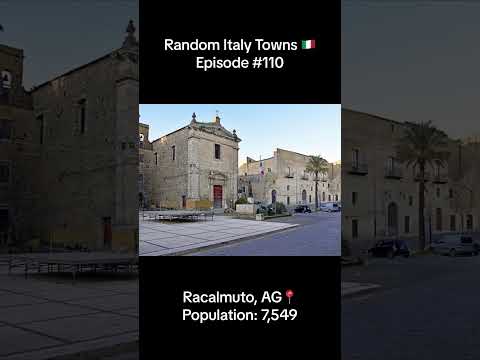 Racalmuto 📍 Random Italy Towns 🇮🇹 | Episode 110 | #italy #racalmuto #agrigento #sicilia #sicily