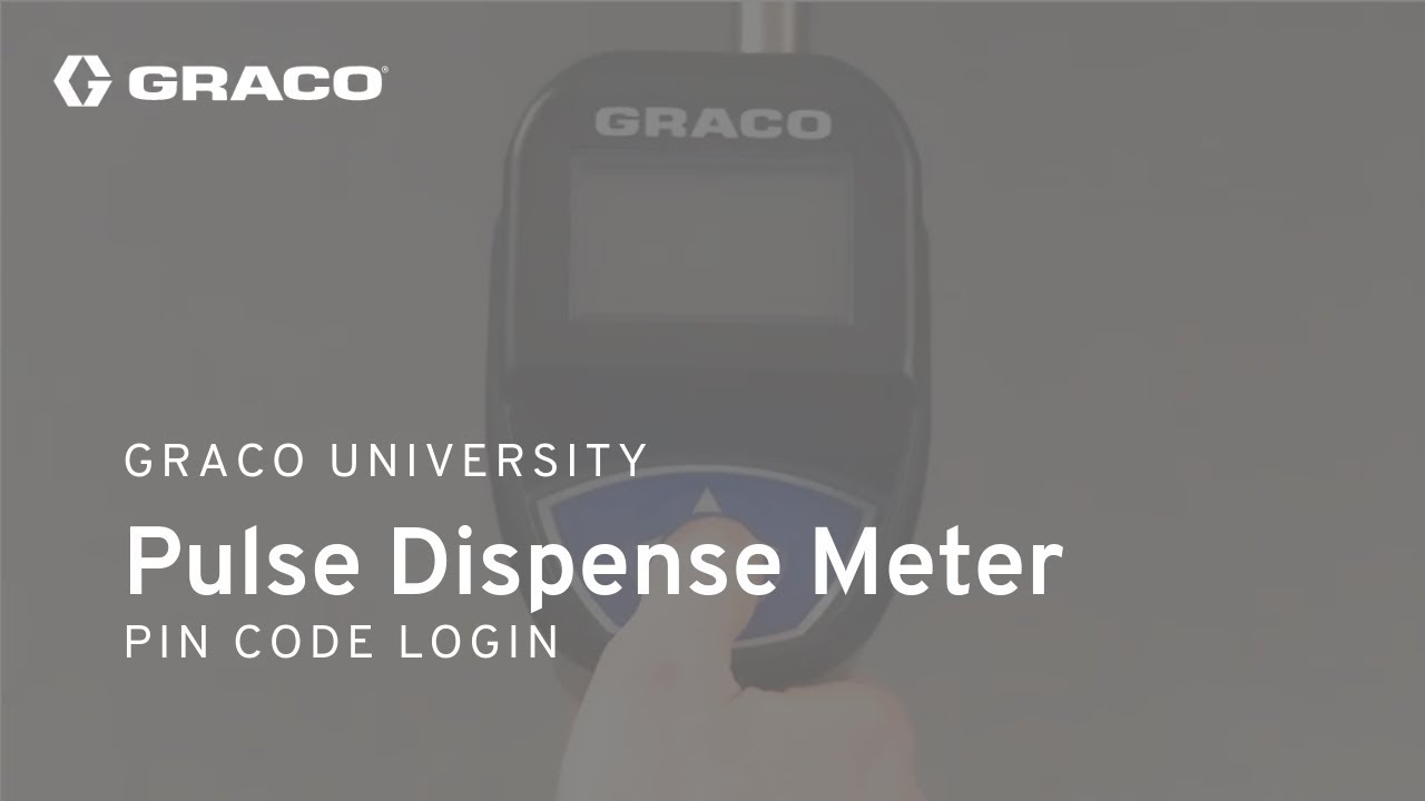 Pulse Dispense Meter Pin Code Login YouTube